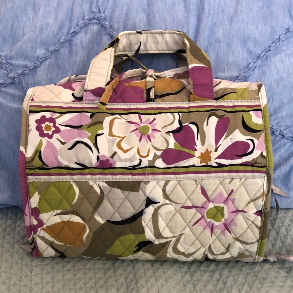 Vera Bradley hanging cosmetic travel bag